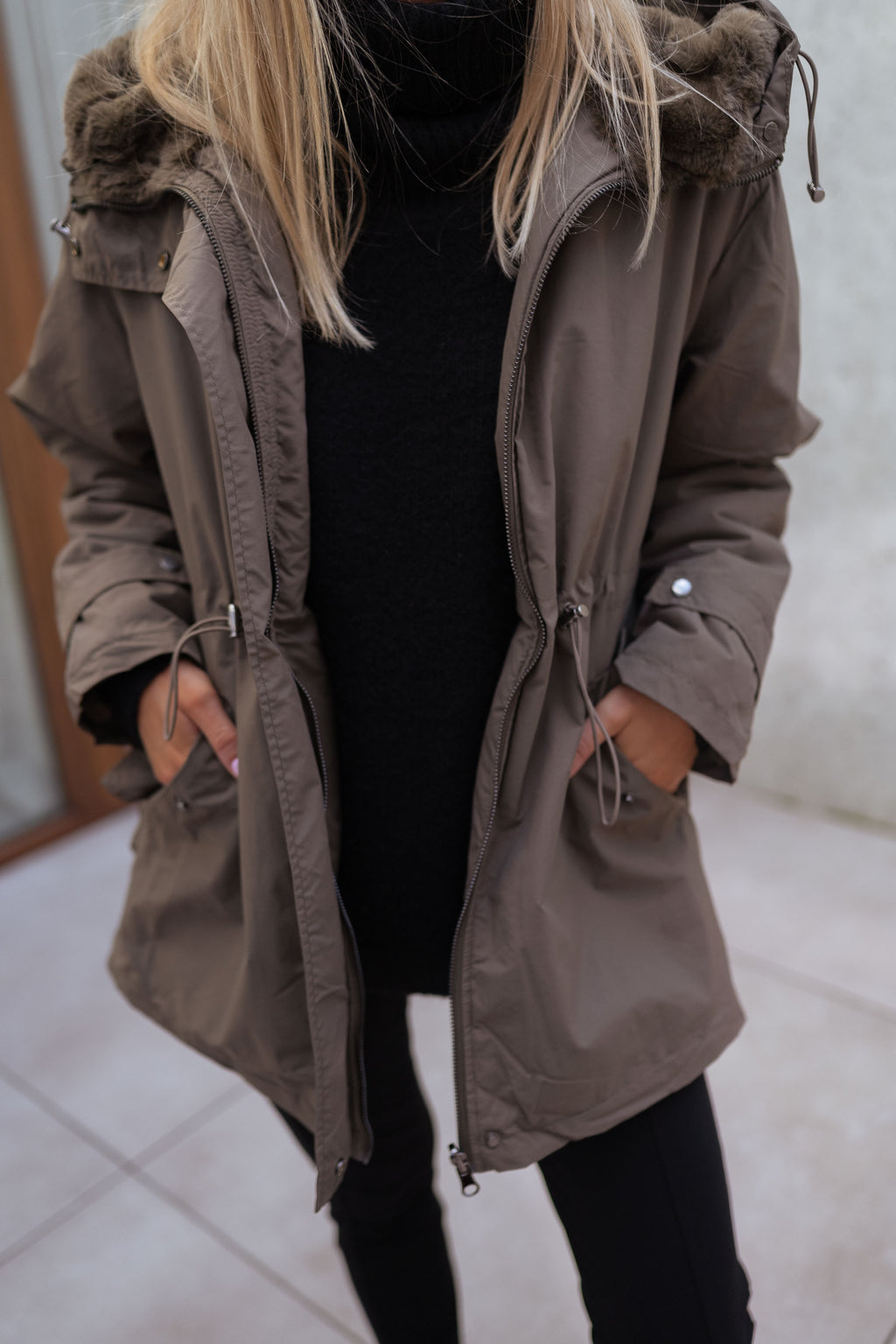 Coat Clovis - Khaki