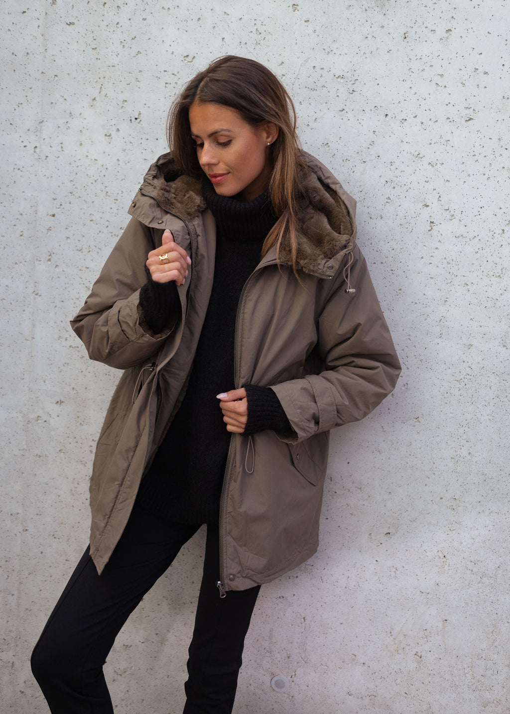Coat Clovis - Khaki