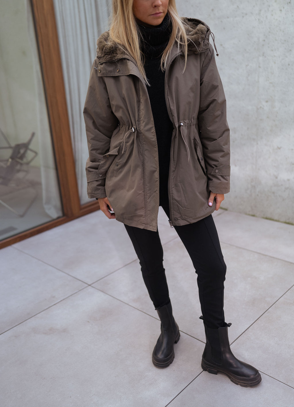 Coat Clovis - Khaki