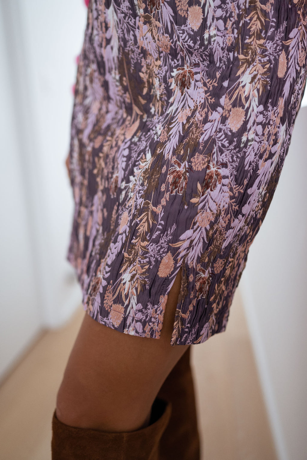 Skirt Coletta - Purple with patterns 