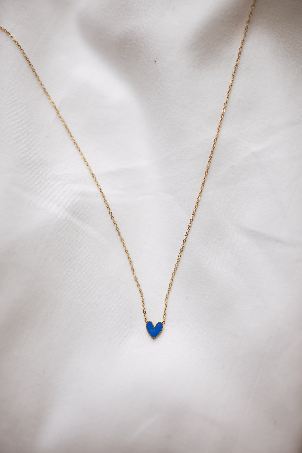 Blair necklace - Golden And Blue