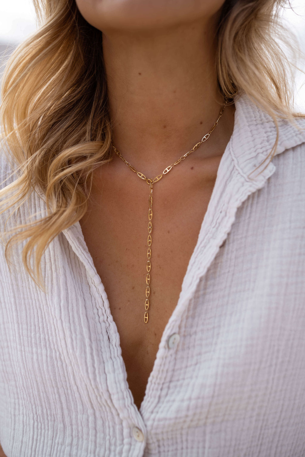 Isaac necklace - Golden