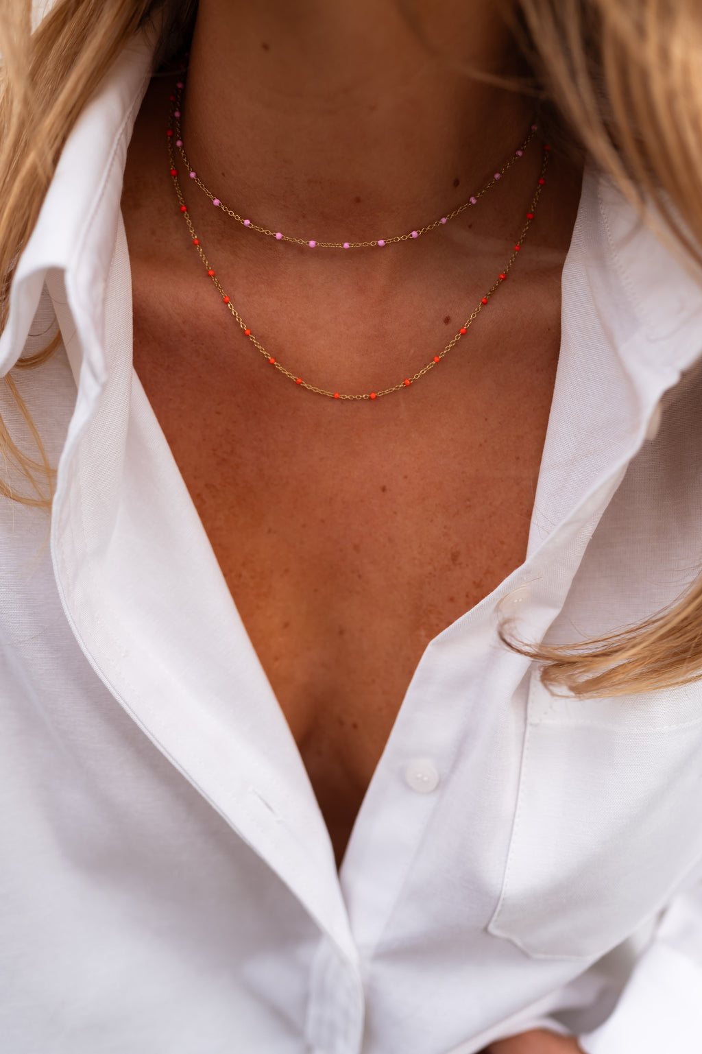 Collier Mary - rose