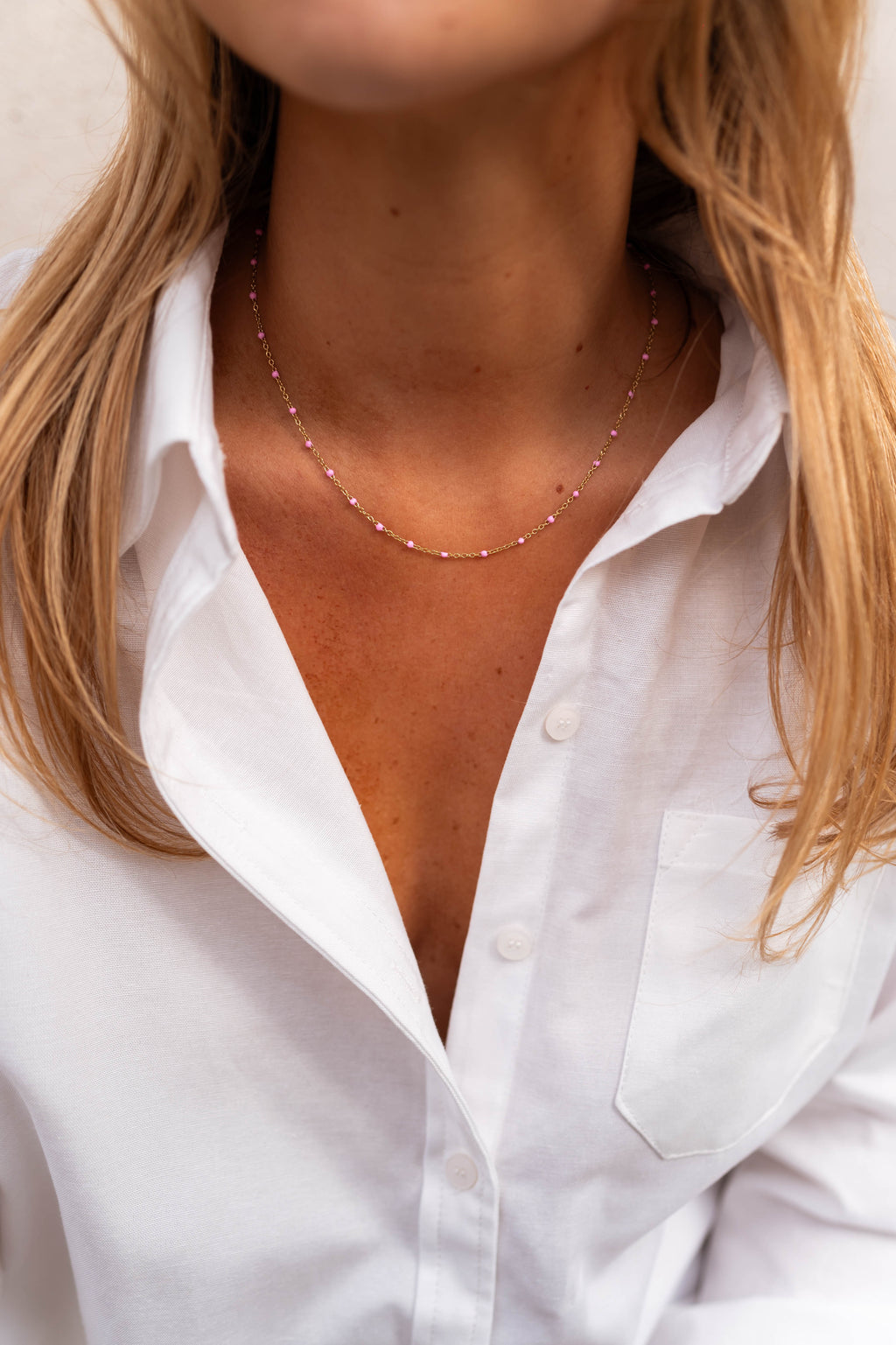 Collier Mary - rose