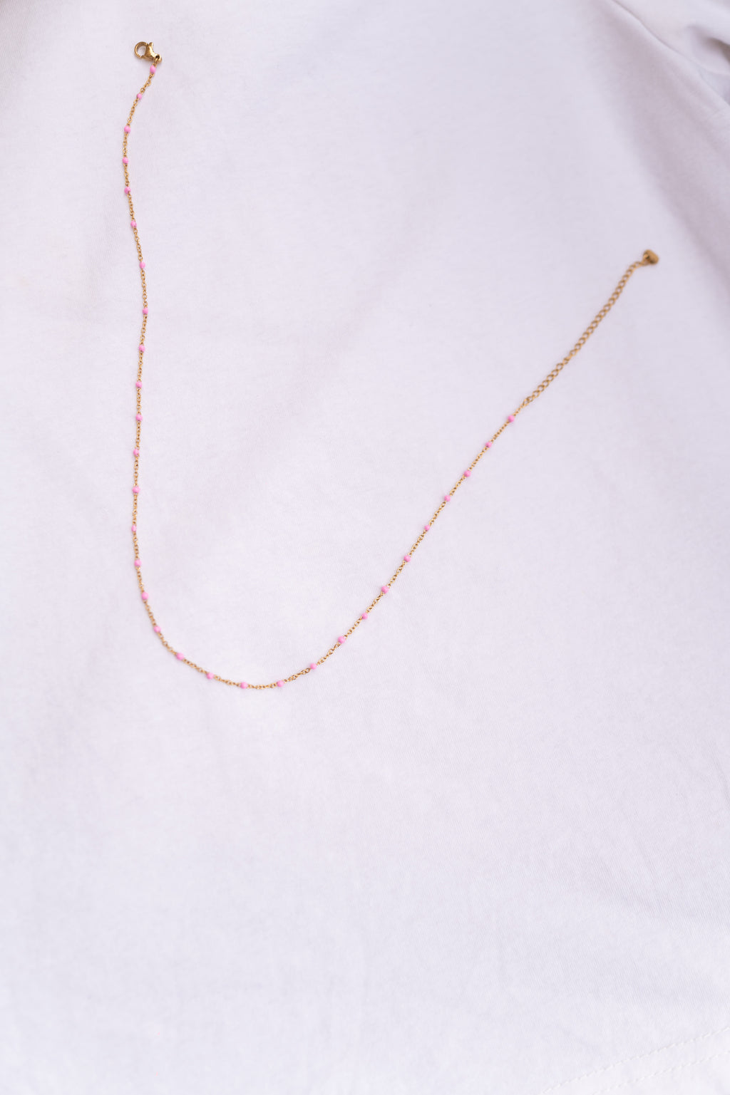 Mary necklace - pink