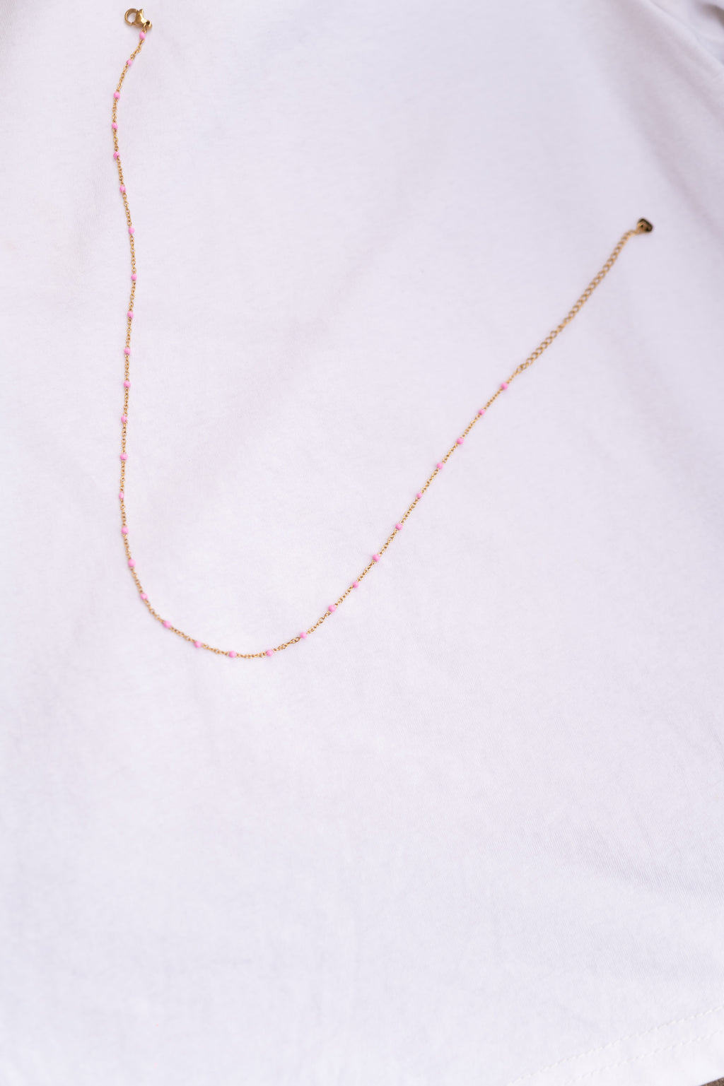 Mary necklace - pink