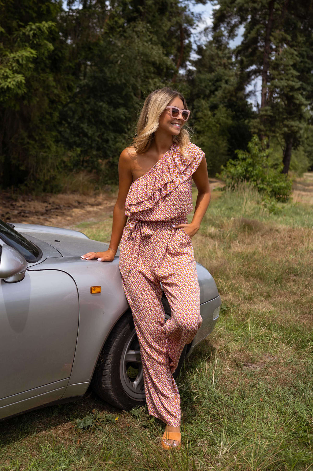 Maxine patterned jumpsuit 