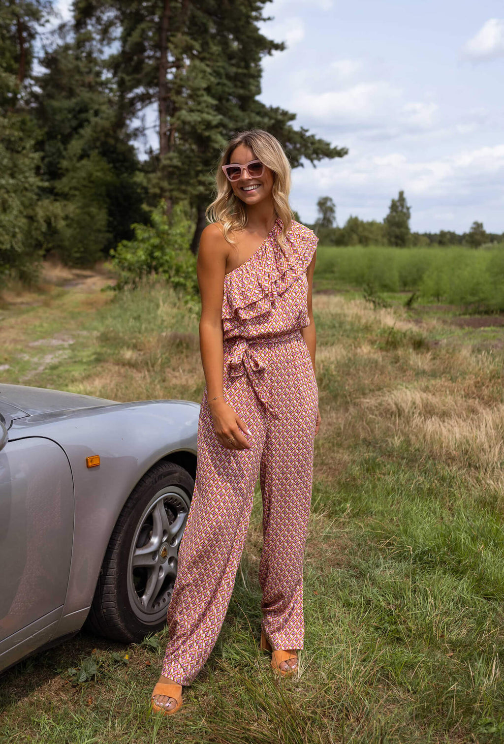 Maxine patterned jumpsuit 