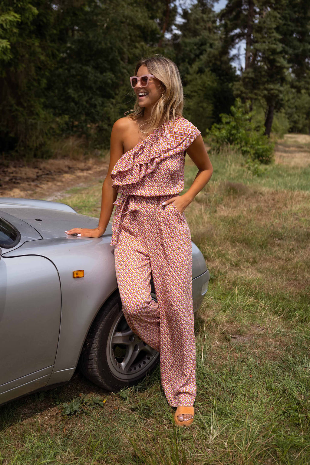 Maxine patterned jumpsuit 