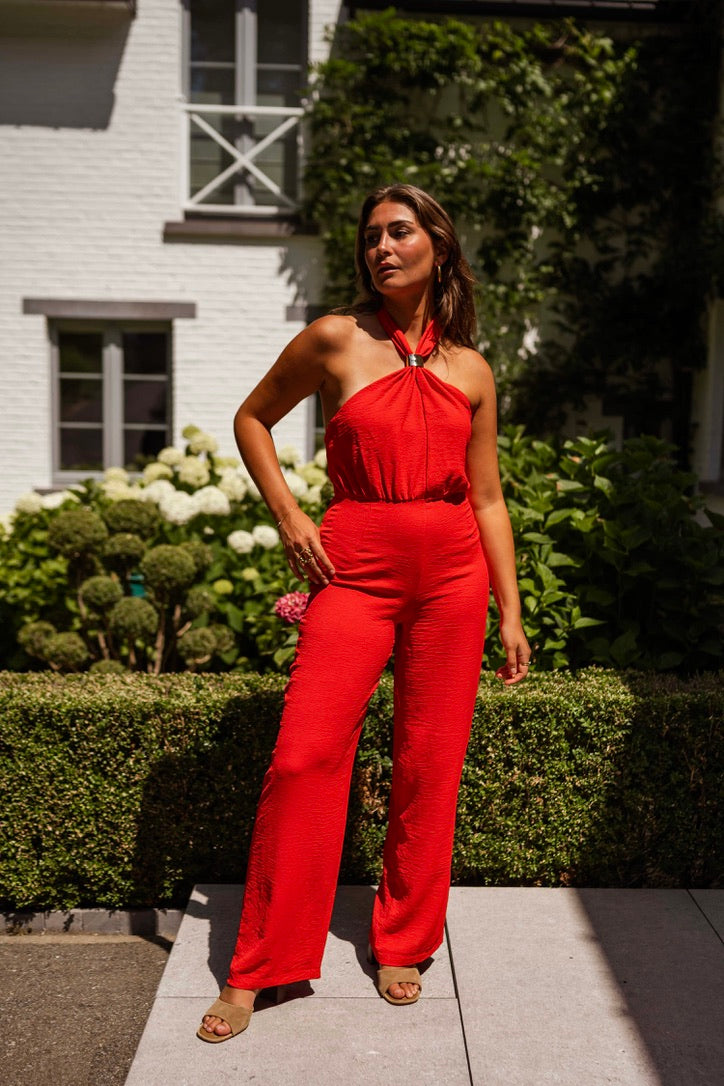 Mya jumpsuit – red