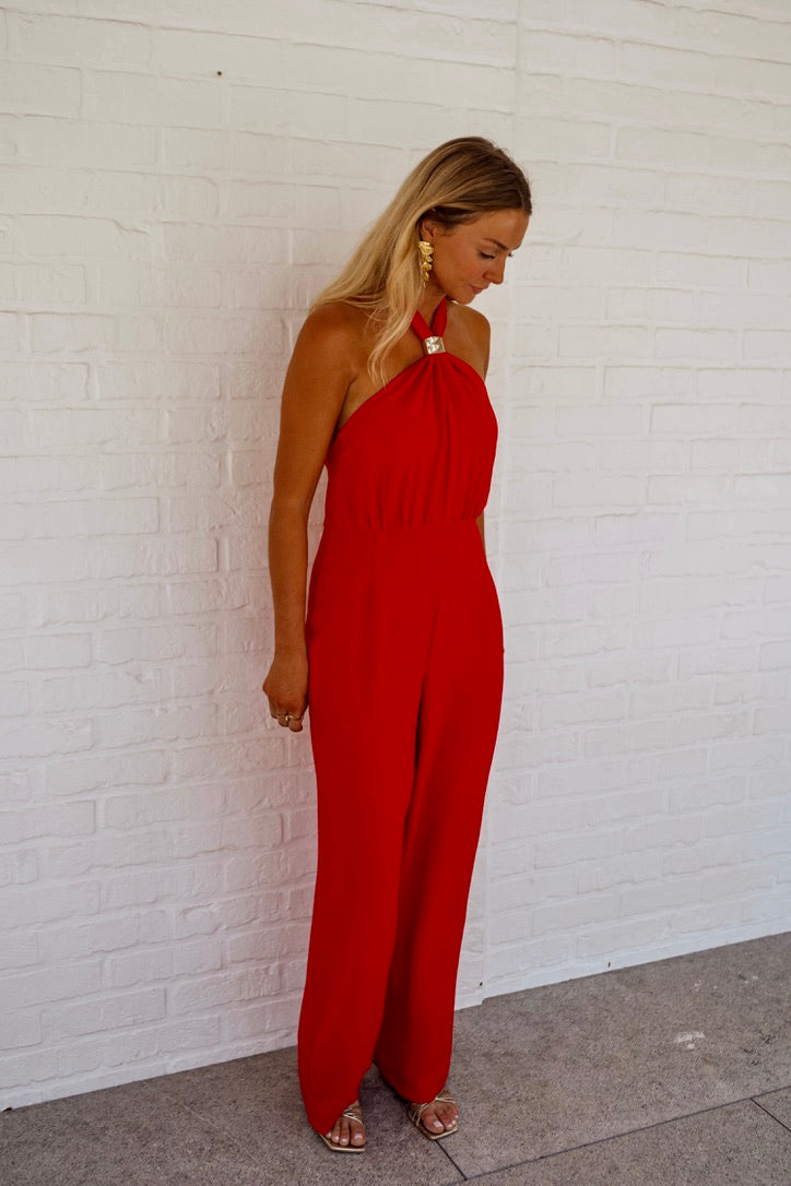 Mya jumpsuit – red
