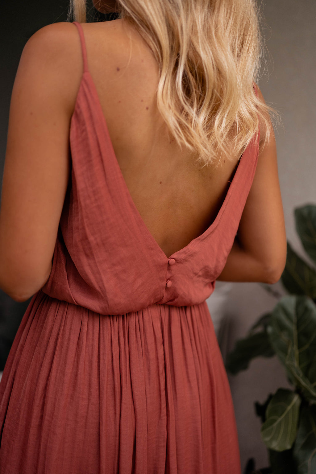 Dress Dalie - brick