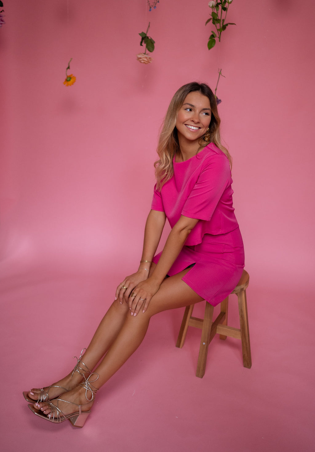 Jupe Egé CREATION - rose