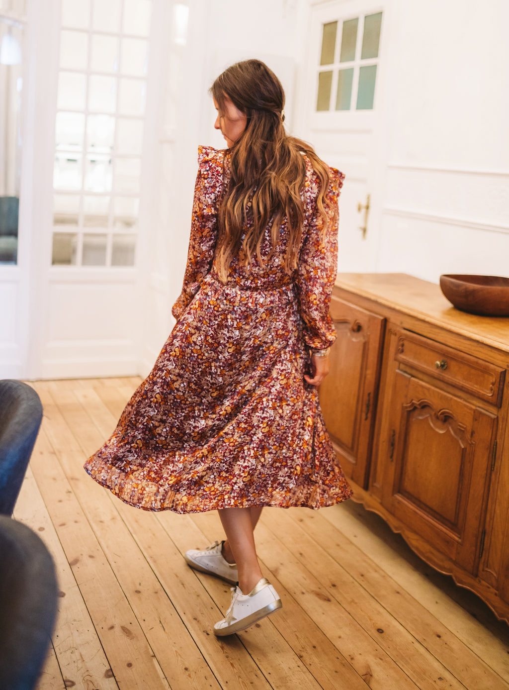 Dress Emilia CREATION - Burgundy