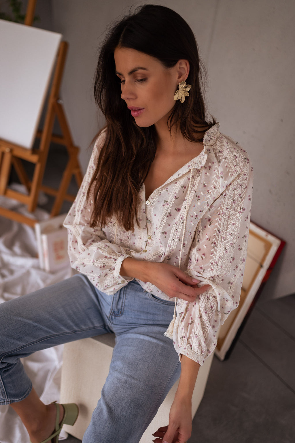 Boucles d’oreilles Enza - dorées
