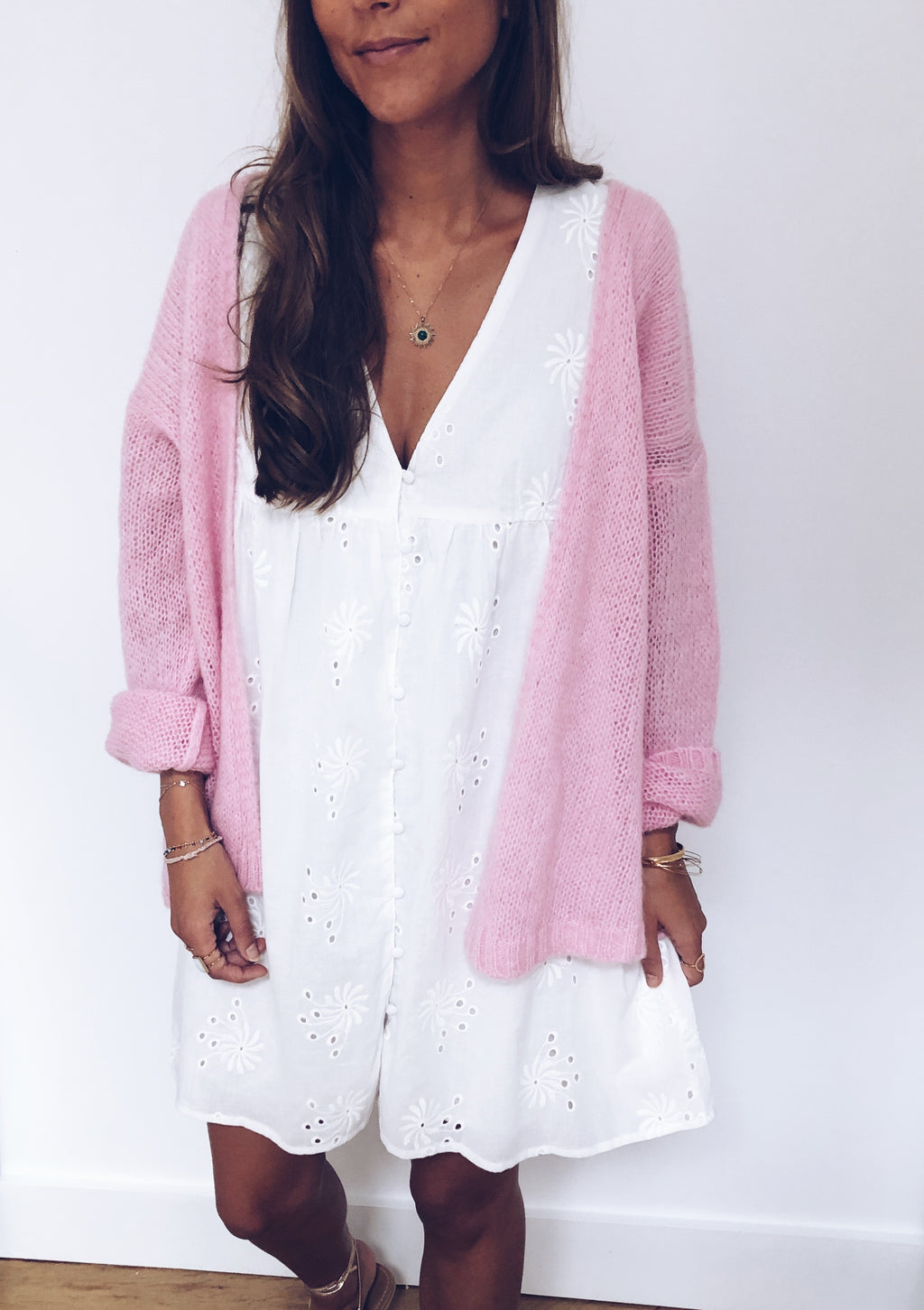 Dress Flora - white