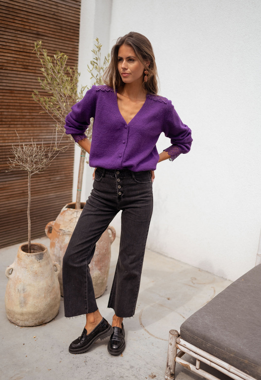 Jeans Frenchy - gris
