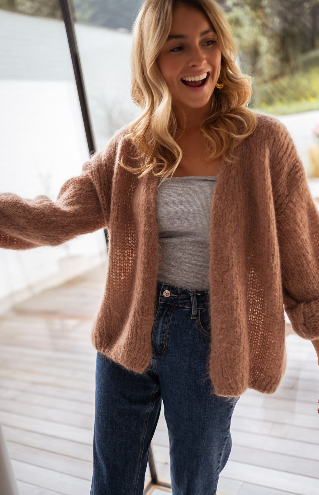 Cardigan Alina - camel