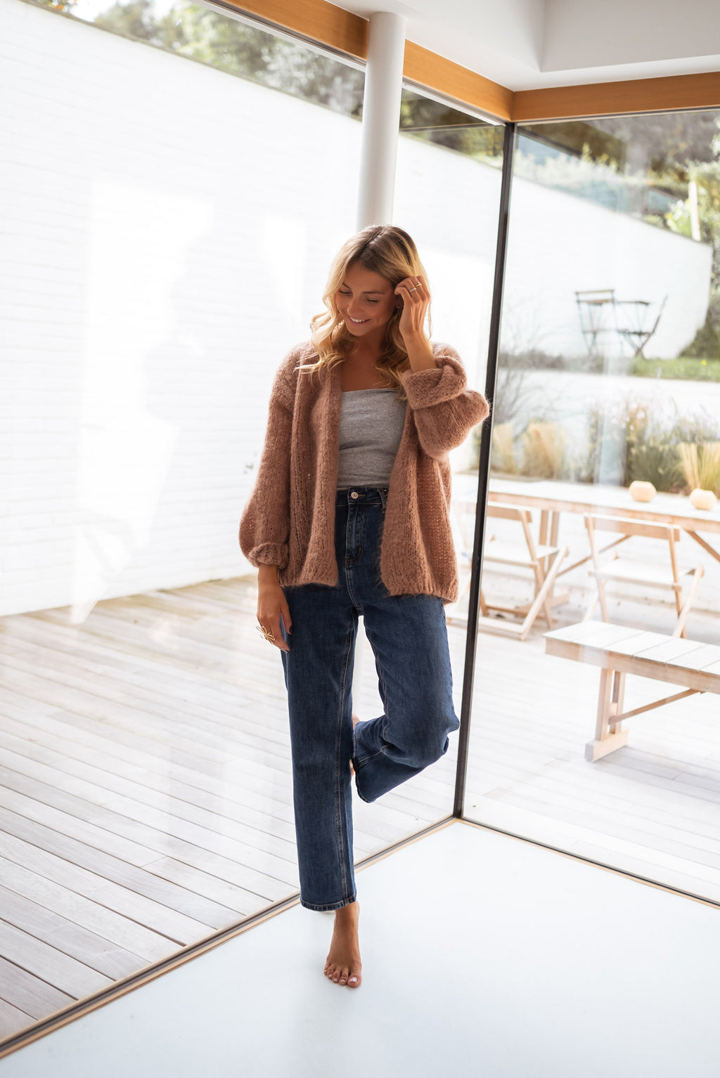 Gilet Alina - camel