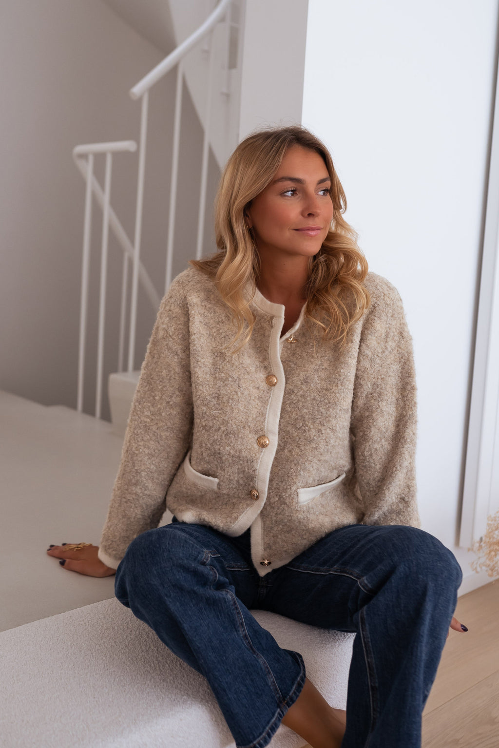 Cardigan Chlo - beige