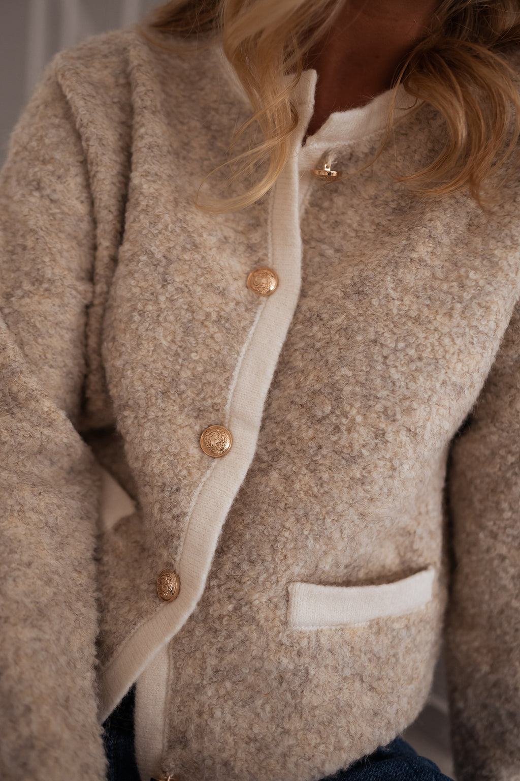 Cardigan Chlo - beige