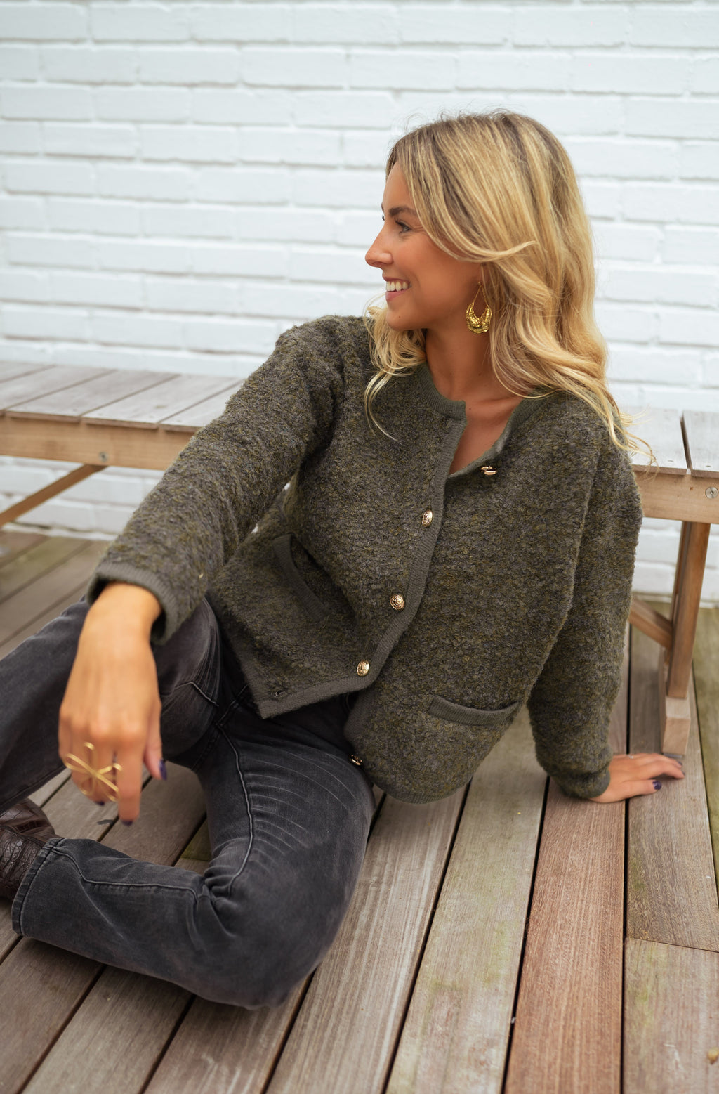 Cardigan Chlo - Khaki