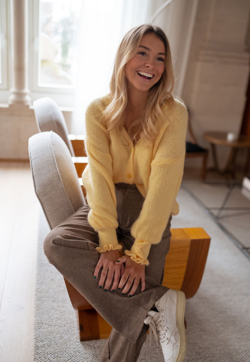 Gilet Fiona - jaune