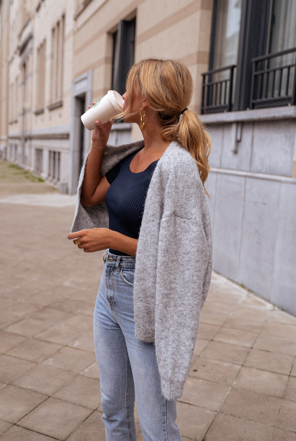 Harris cardigan - Grey