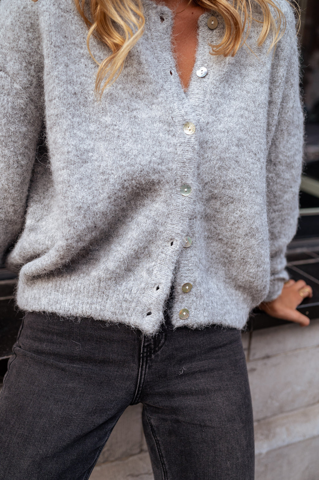 Harris cardigan - Grey