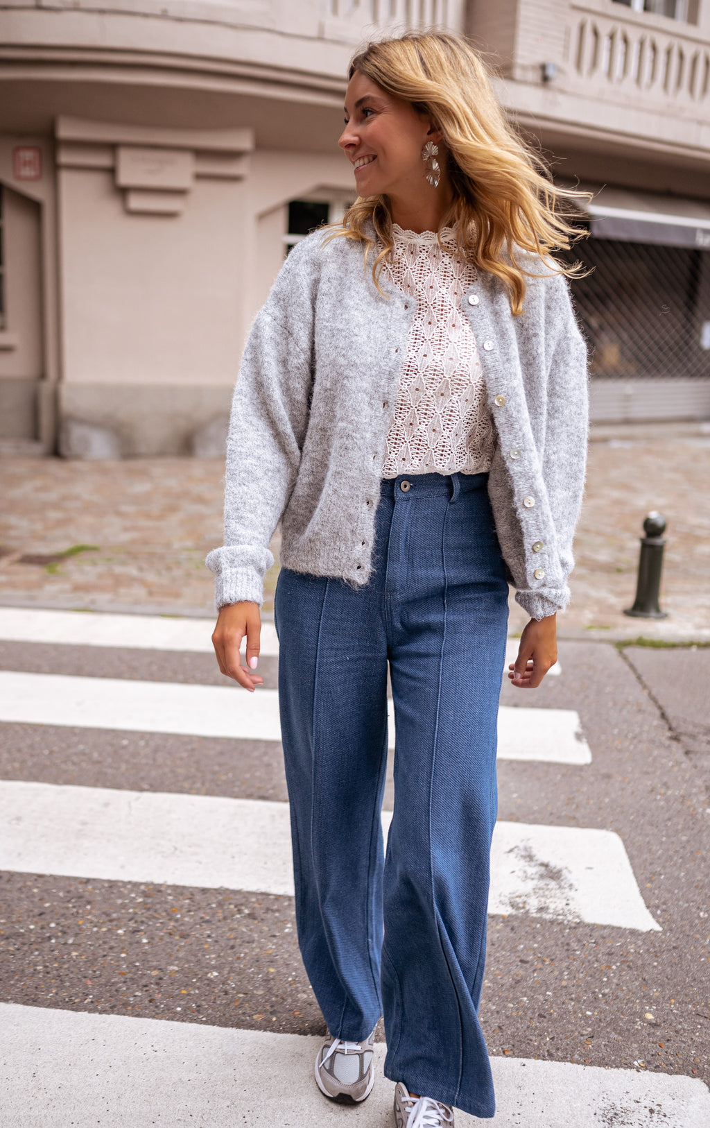 Harris cardigan - Grey