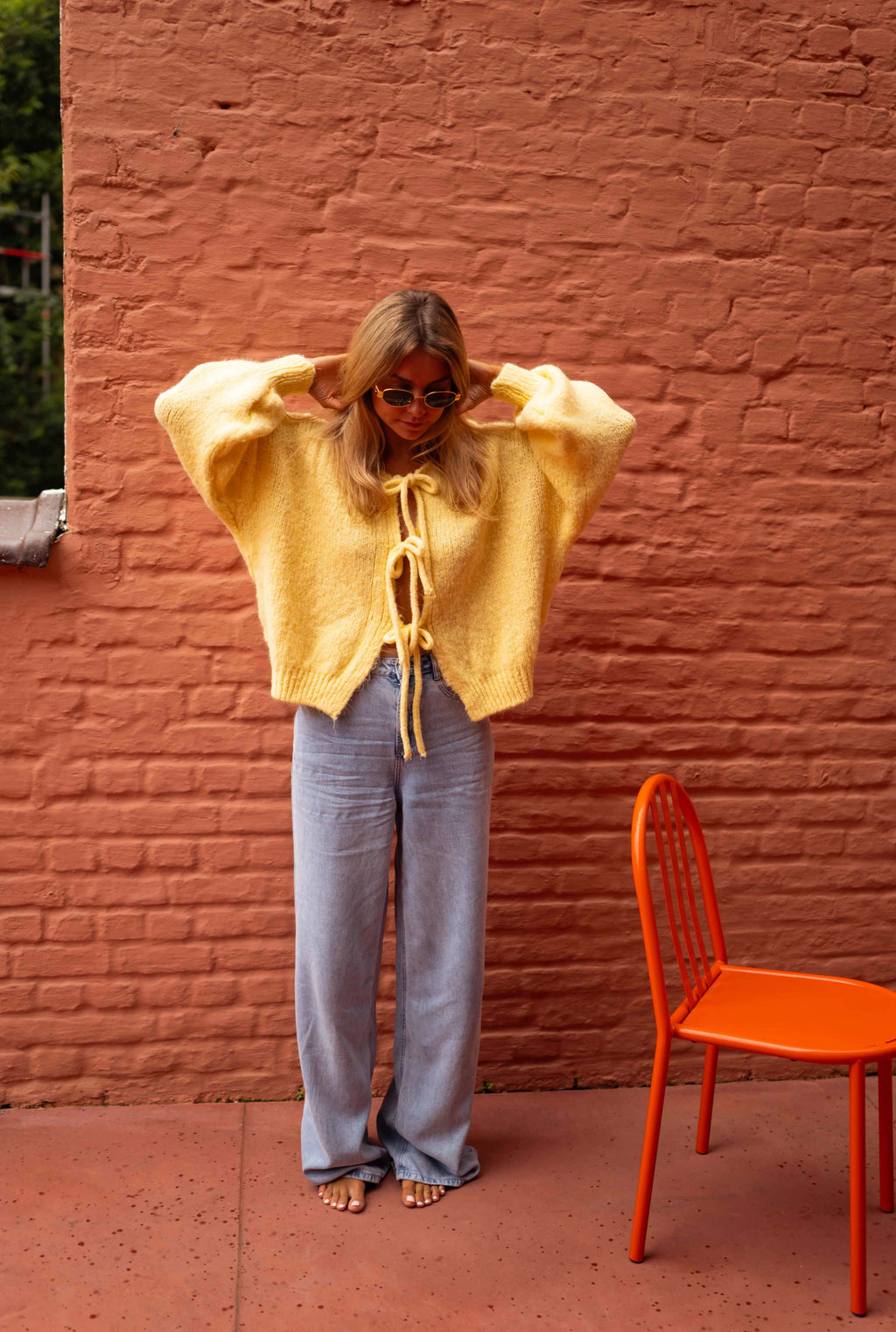 Janou cardigan - yellow