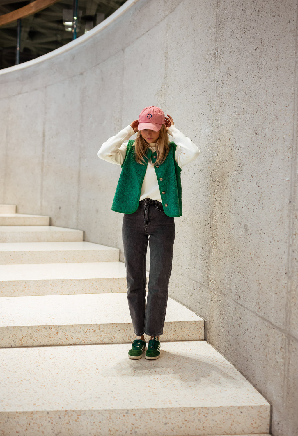 Jay sleeveless cardigan - Green 