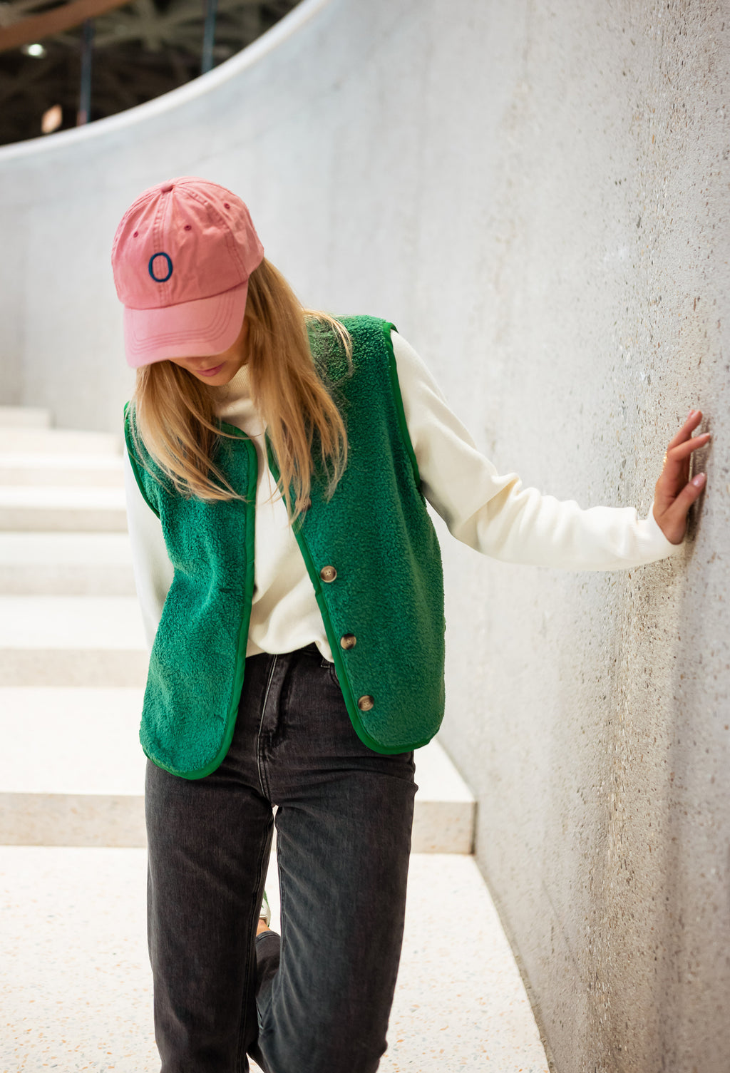 Vêtements Gilet Vert Fille Gilet Sans Manches Velours Vert Femme