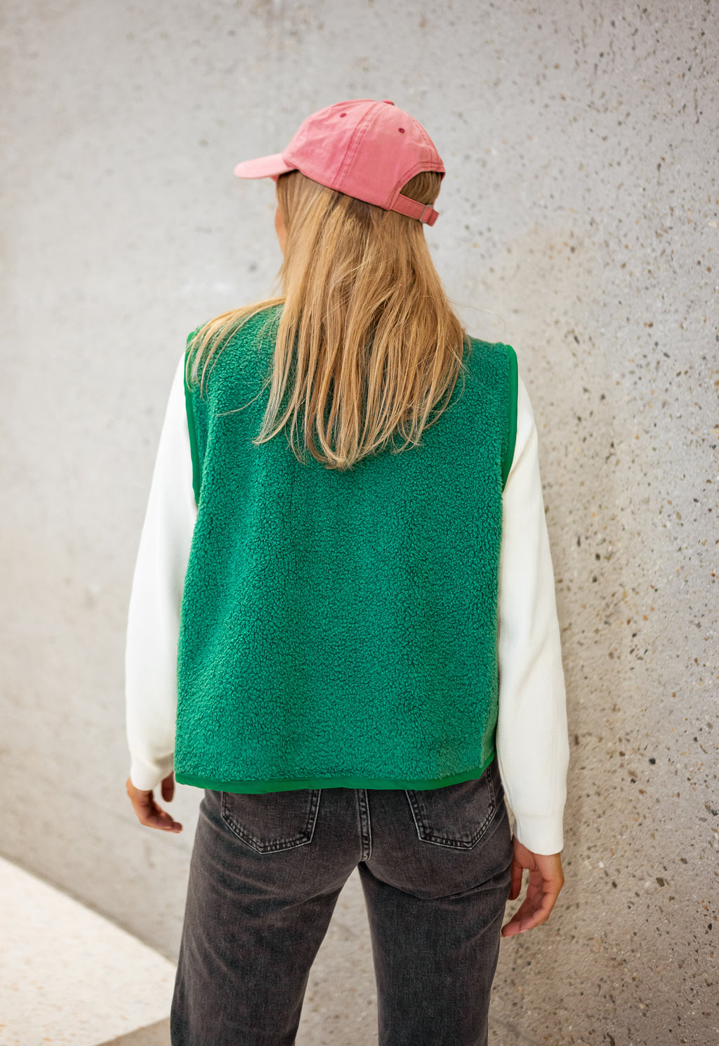 Jay sleeveless cardigan - Green 