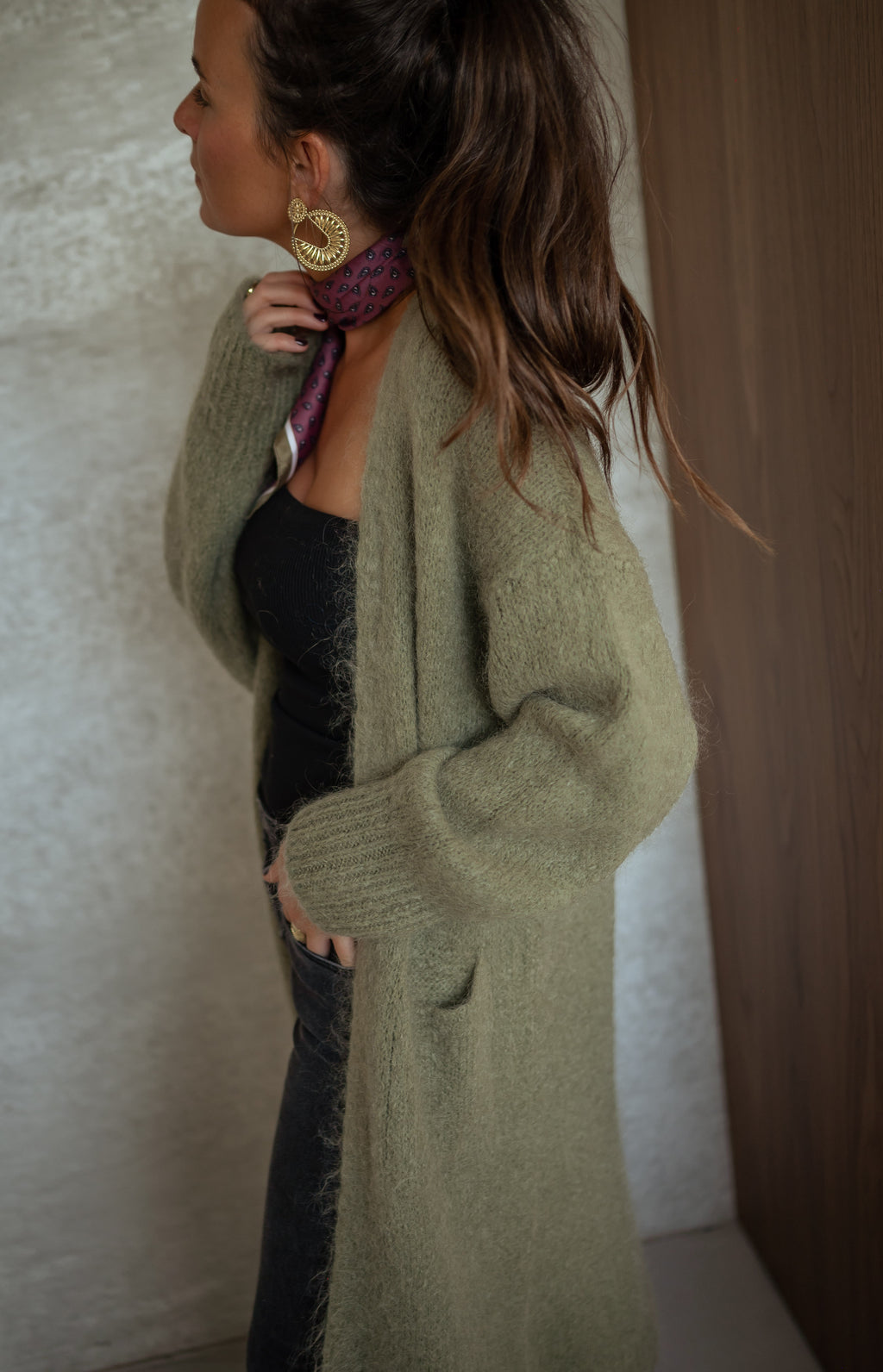 Cardigan Pelly - Khaki