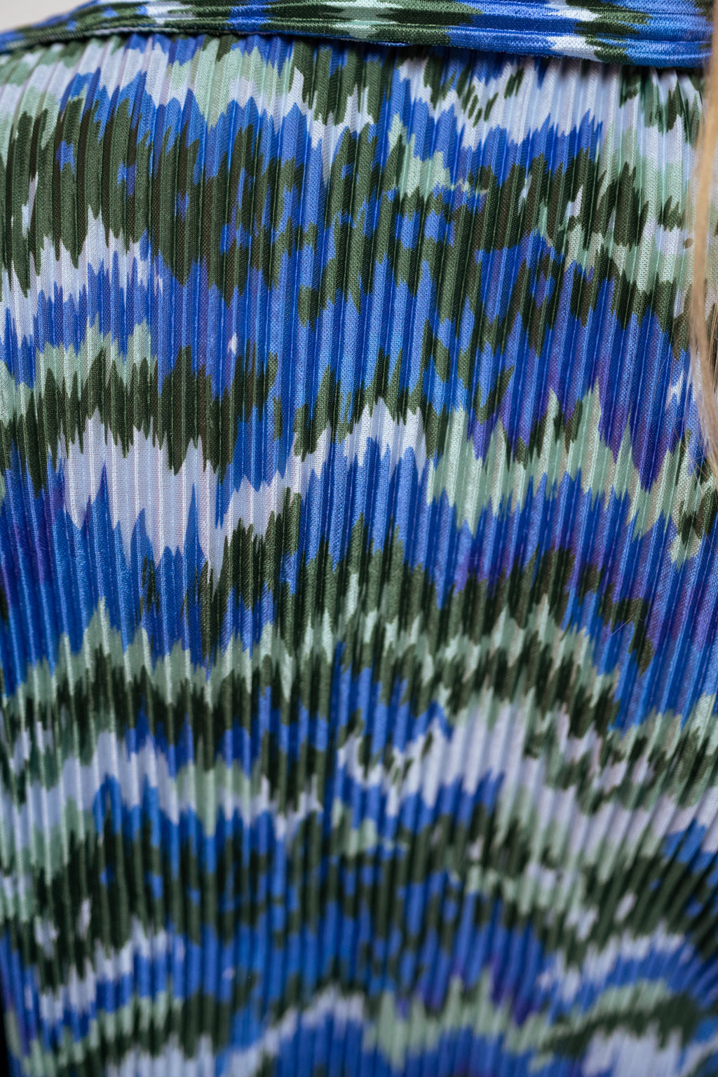 Blouse Gleda - verte et bleue