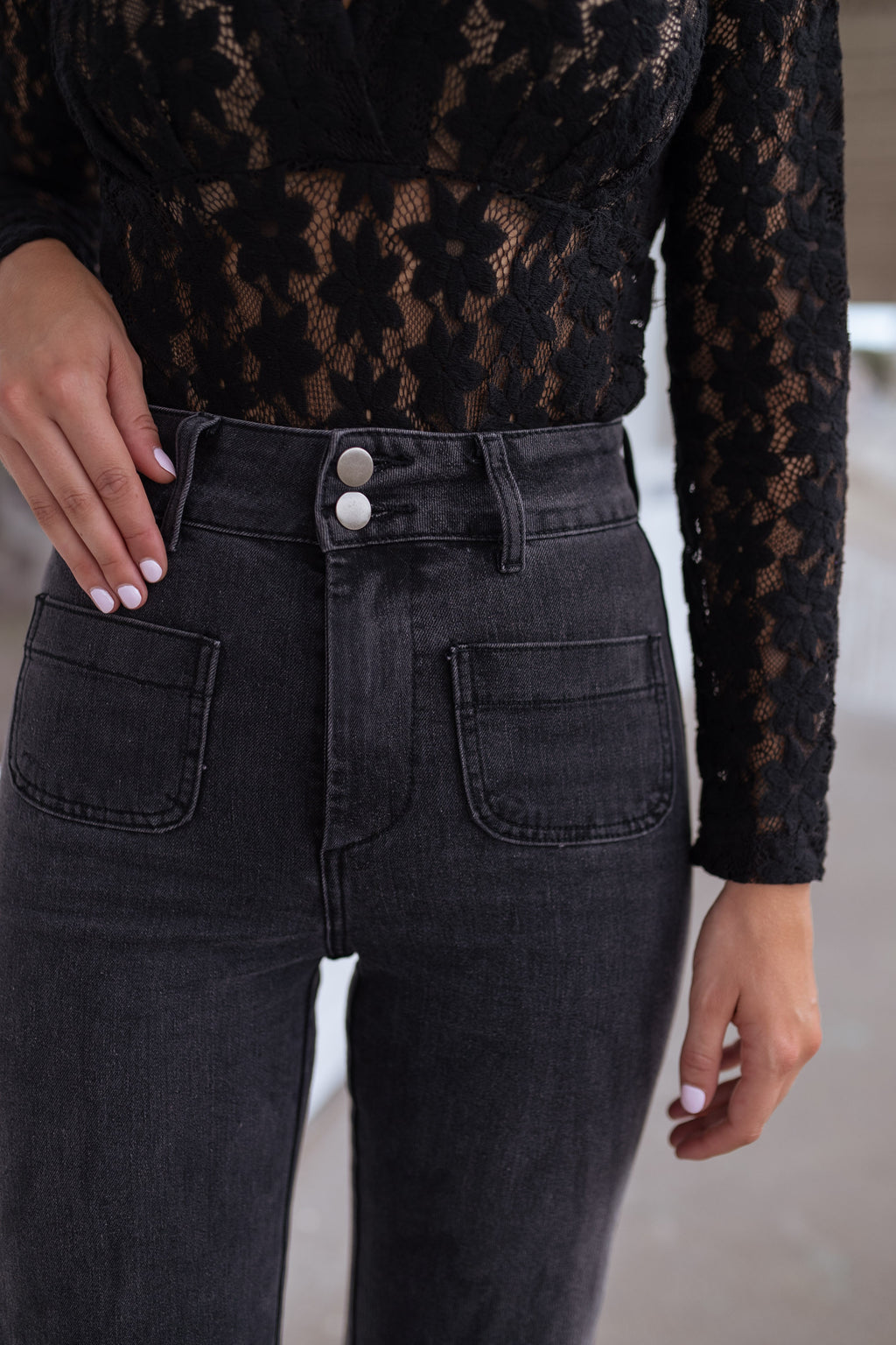 Hugues Jeans - Dark grey