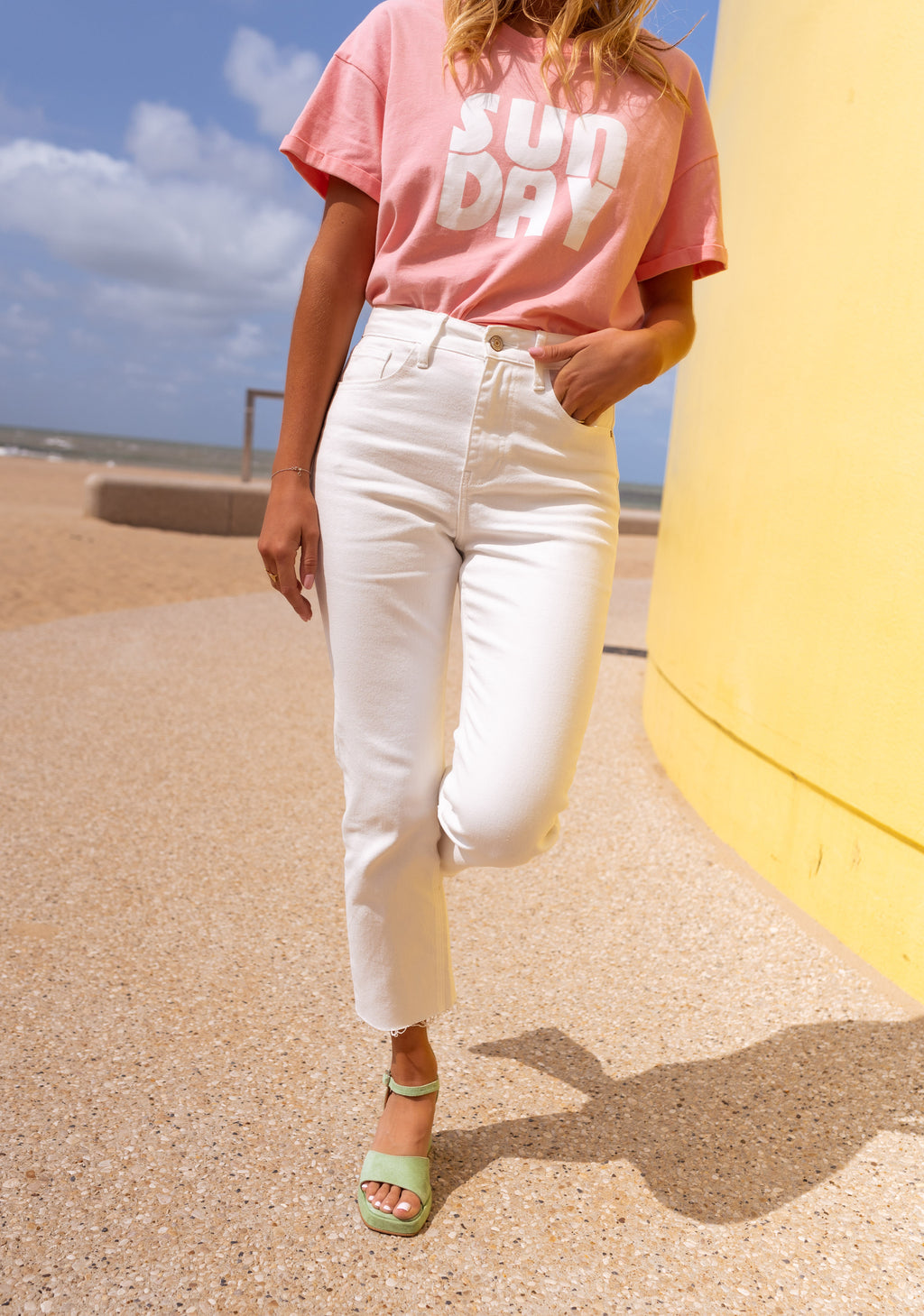Baptiste jeans - white