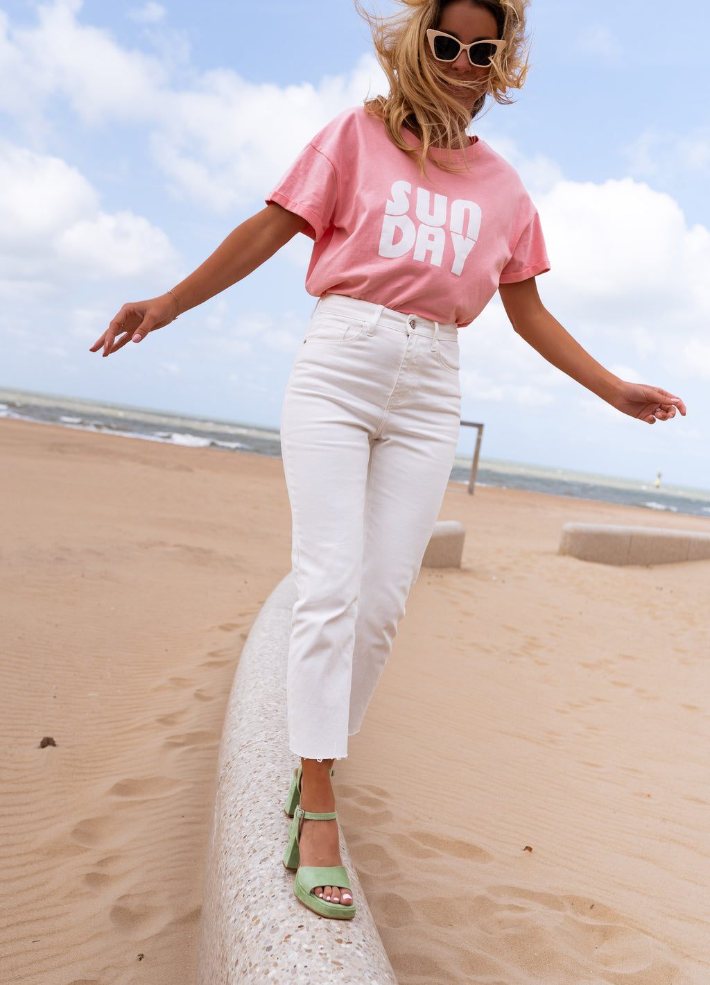 Baptiste jeans - white