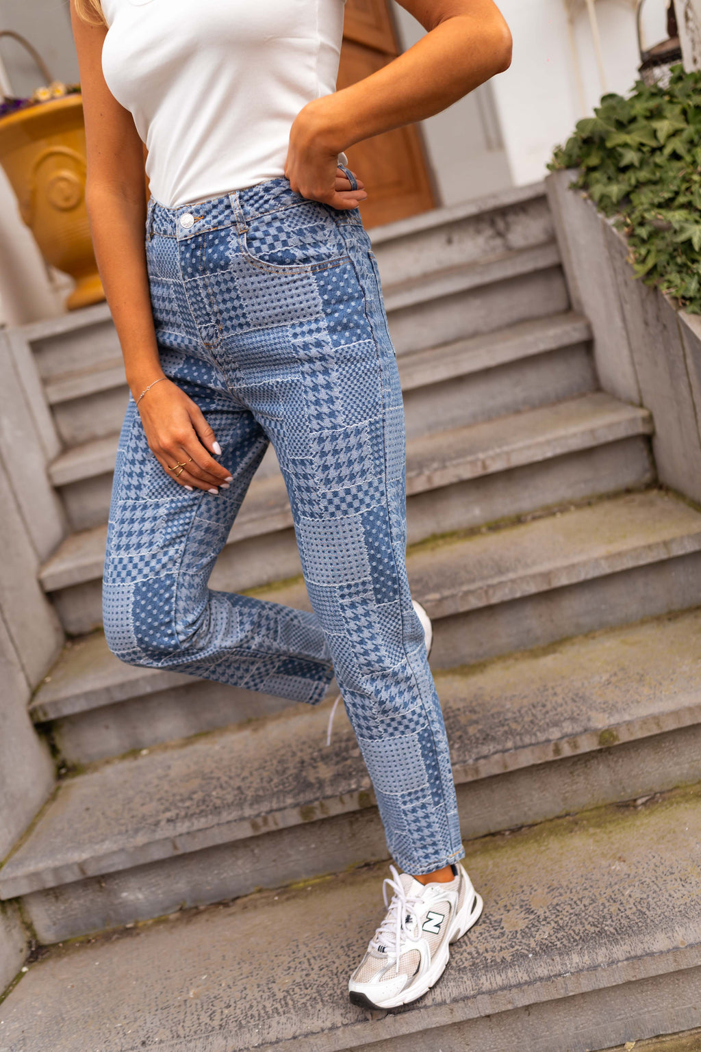 Bettina jeans - patterned