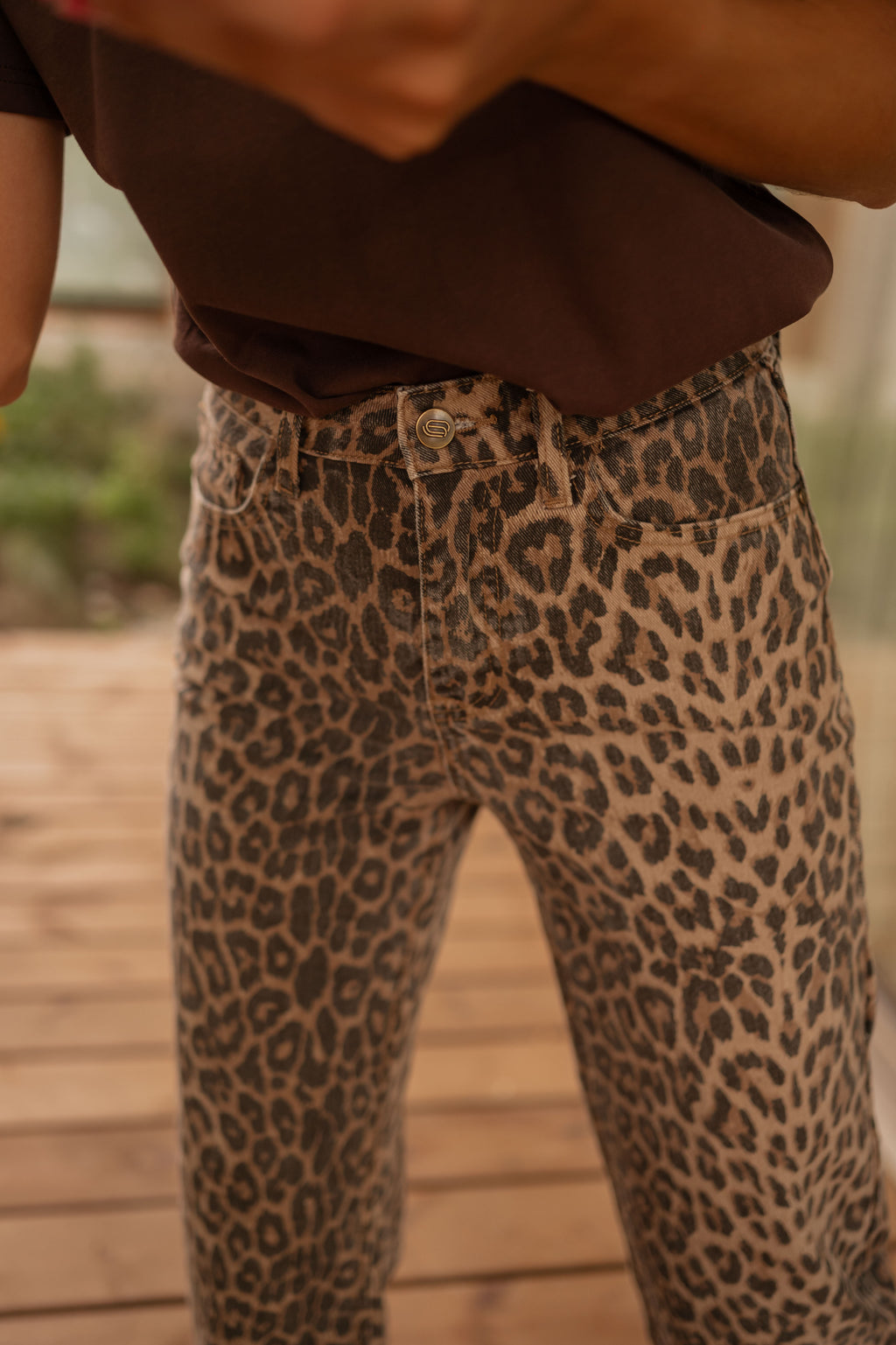 Max jeans - leopard