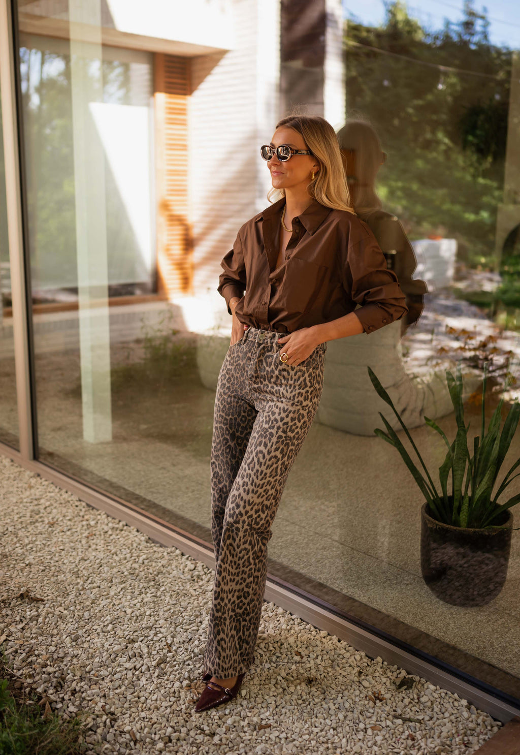 Max jeans - leopard