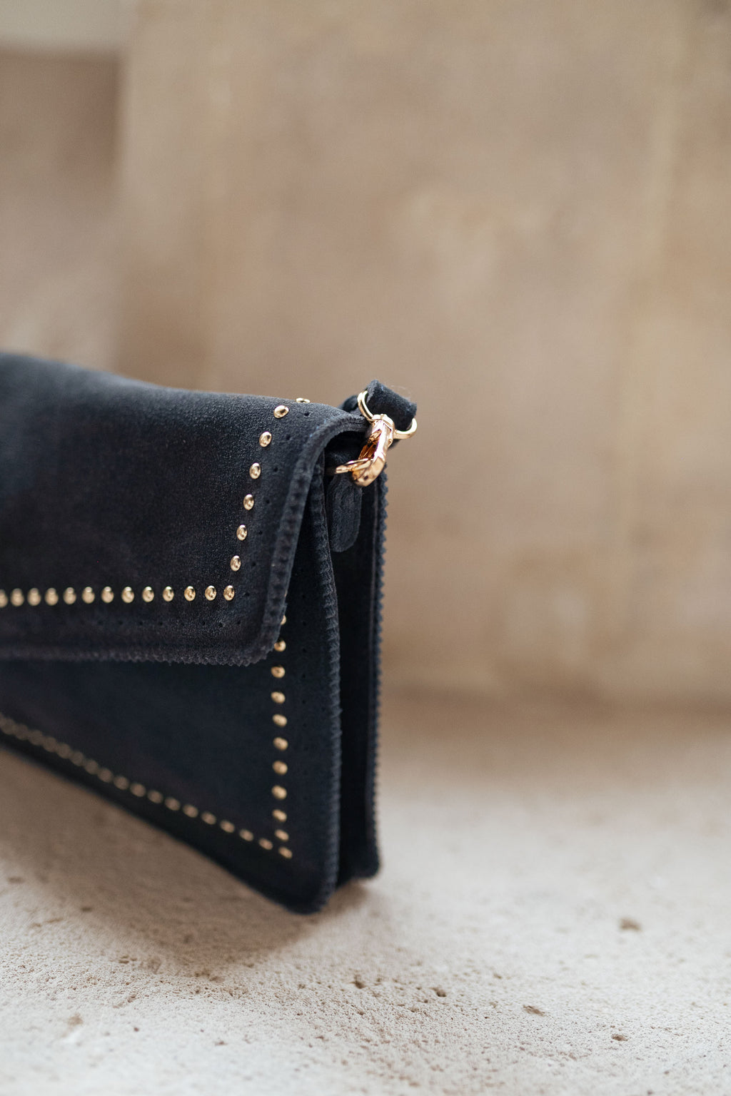 Jiani pocket - marine/grey leather