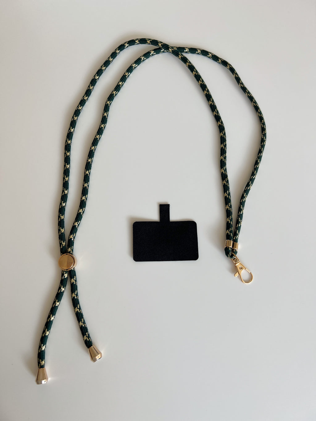 Jora phone lanyard - green and Golden