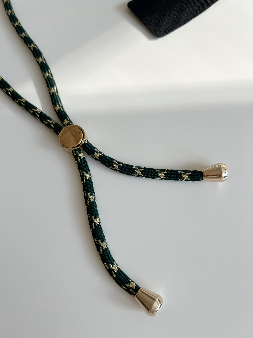 Jora phone lanyard - green and Golden