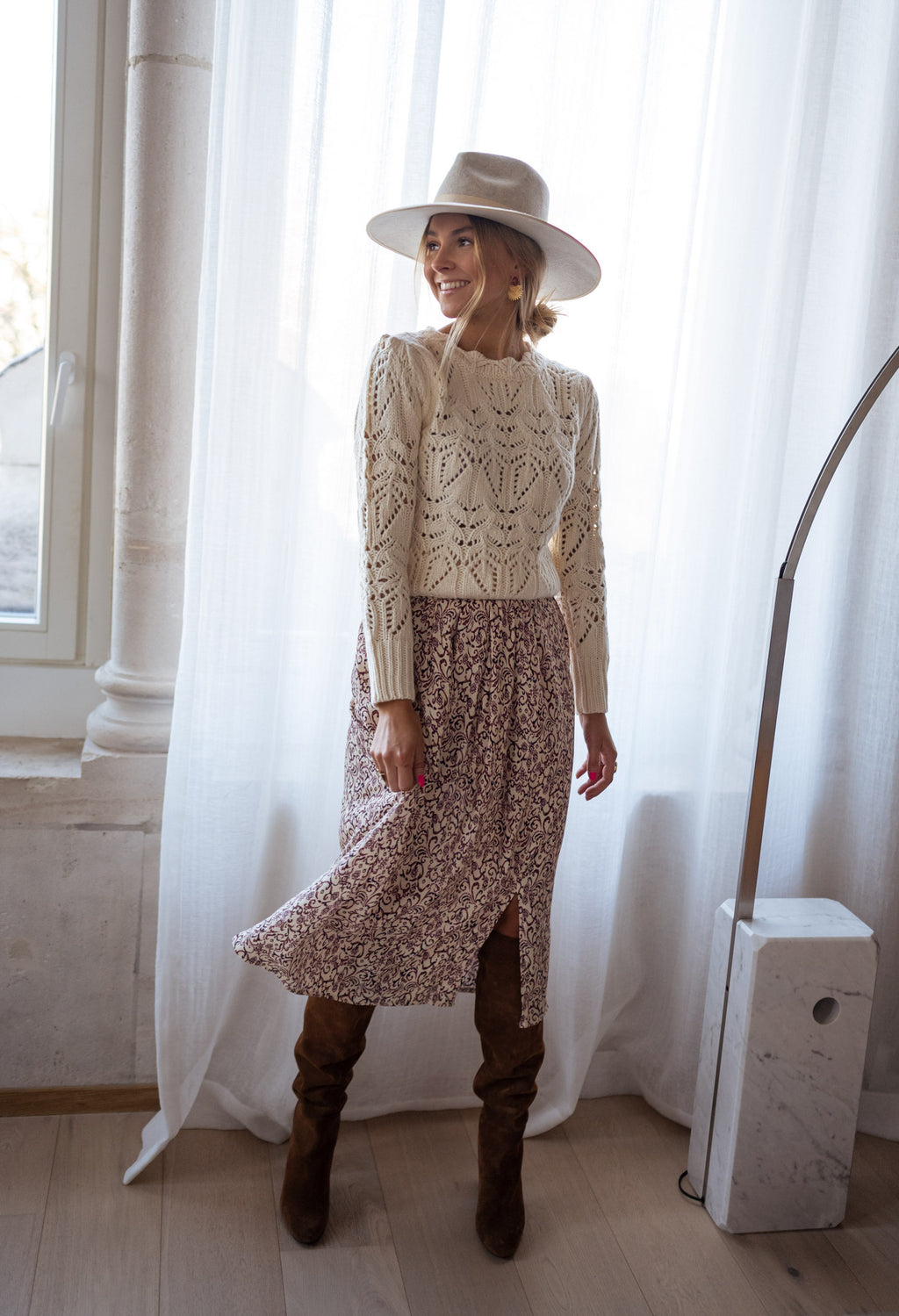 Elyne skirt Creation - patterned