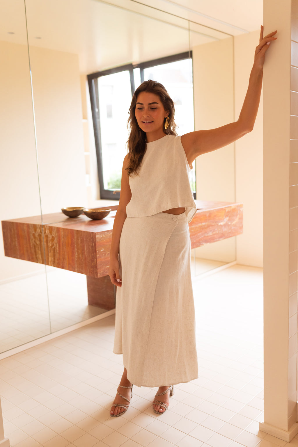 Skirt Jalina - beige