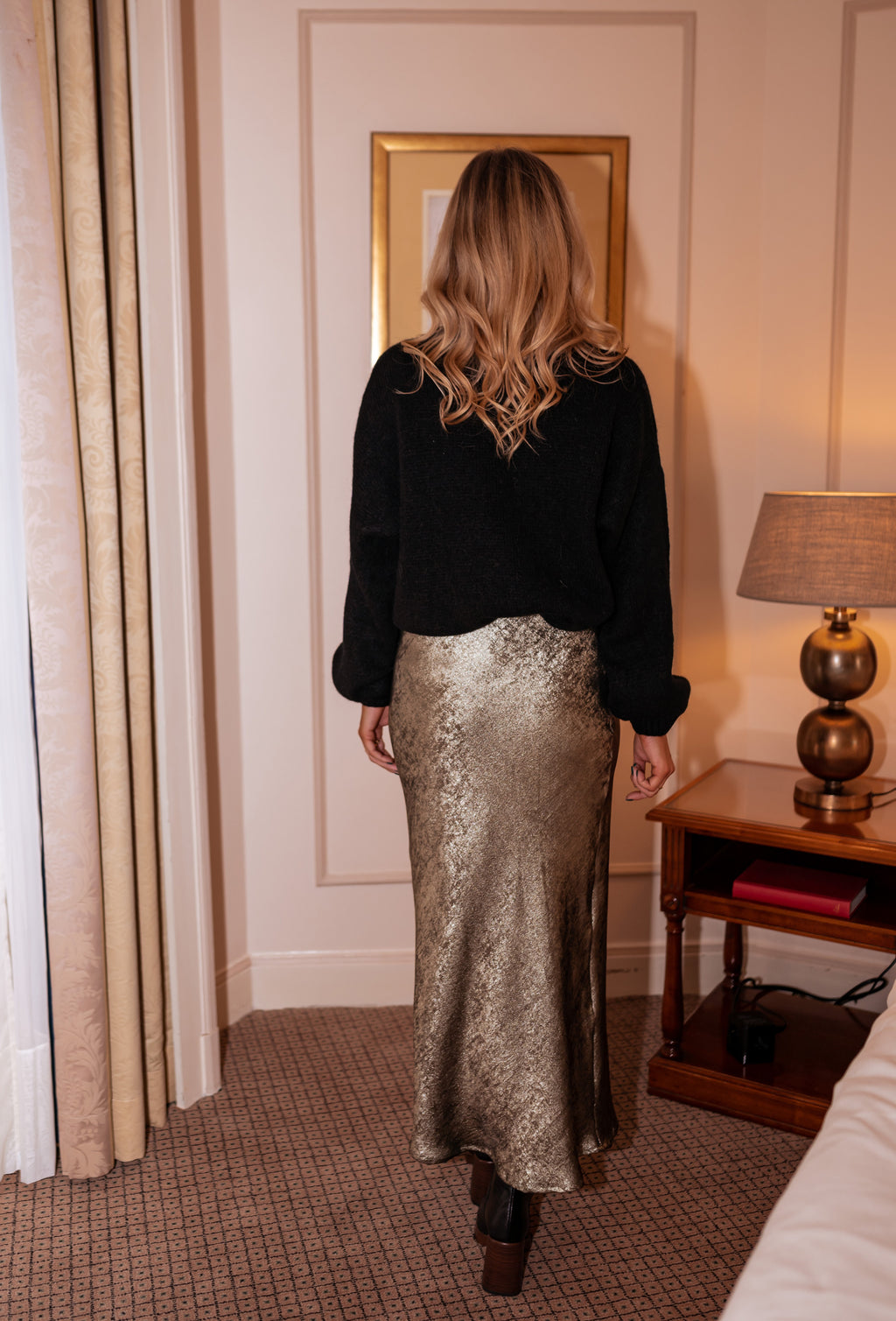 Maxa long skirt - Golden