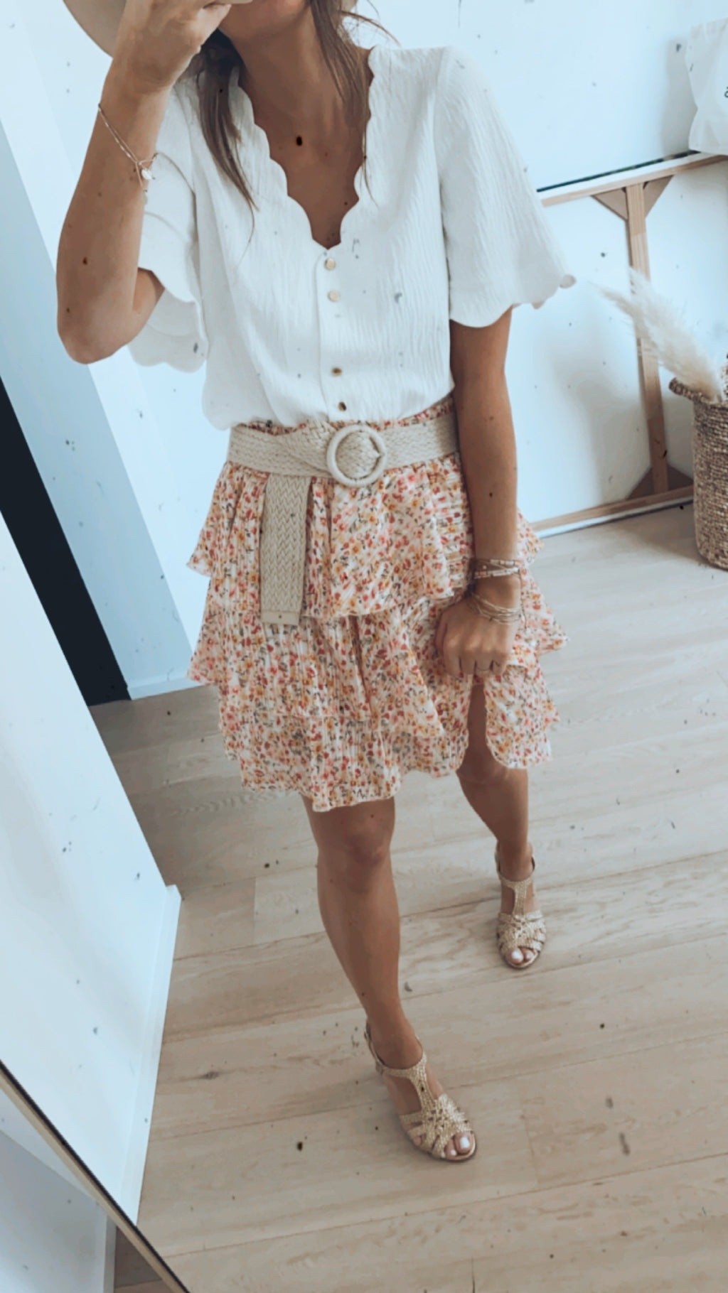Kathy blouse - white