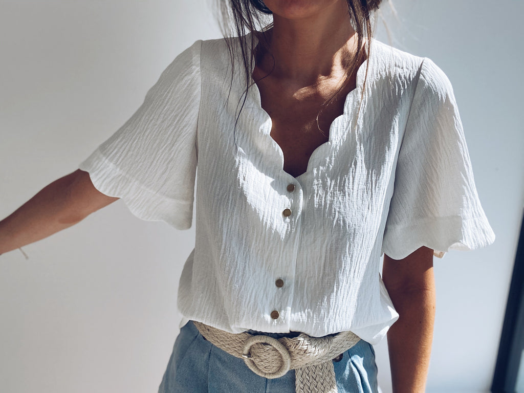 Kathy blouse - white